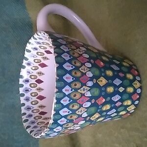 Vintage  222 Fifth Mayan Jewel Teal Mug